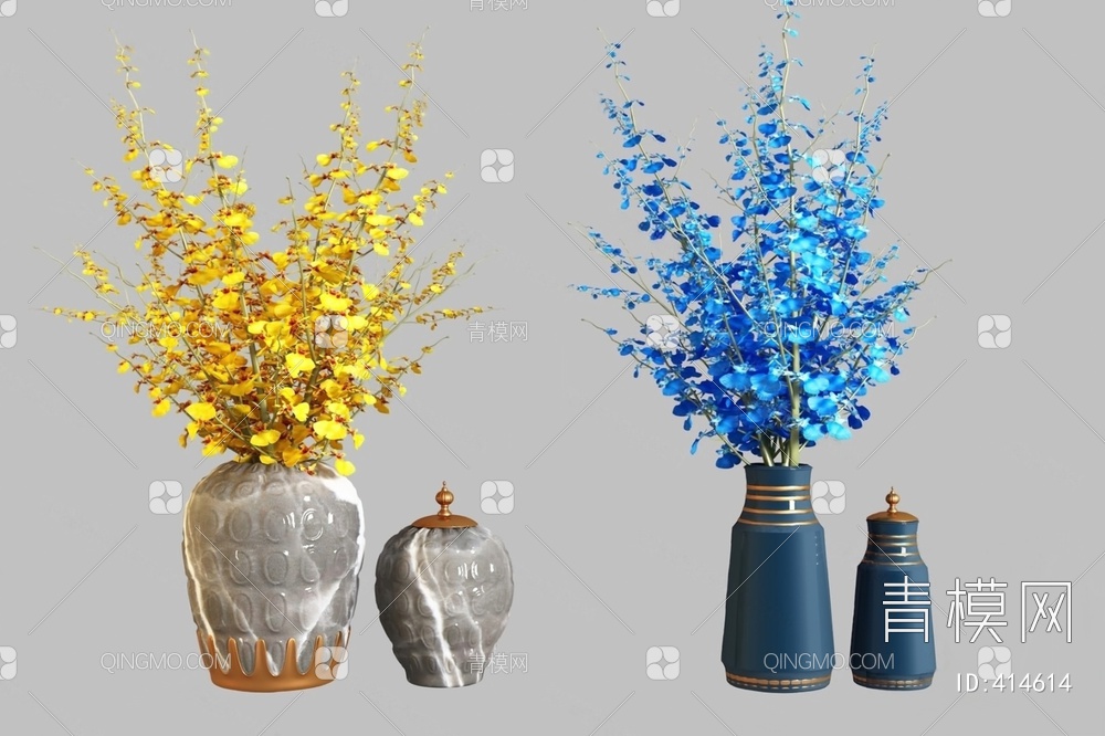 花瓶3D模型下载【ID:414614】