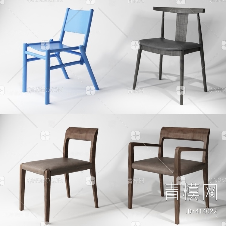 餐椅3D模型下载【ID:414022】