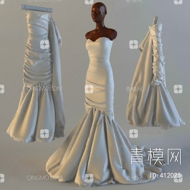 礼服3D模型下载【ID:412025】