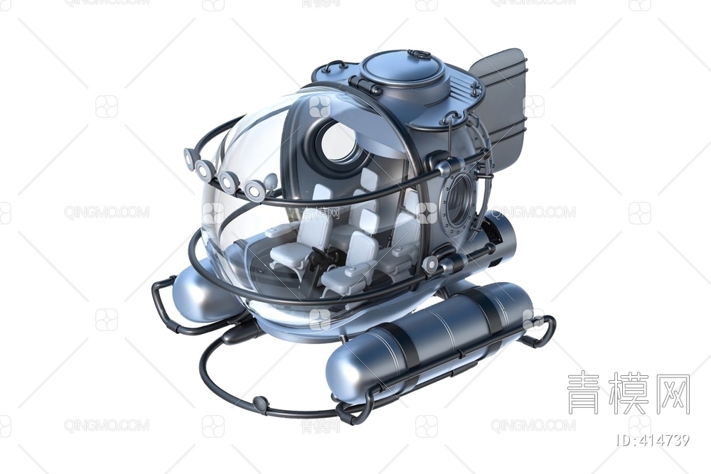 潜水艇3D模型下载【ID:414739】
