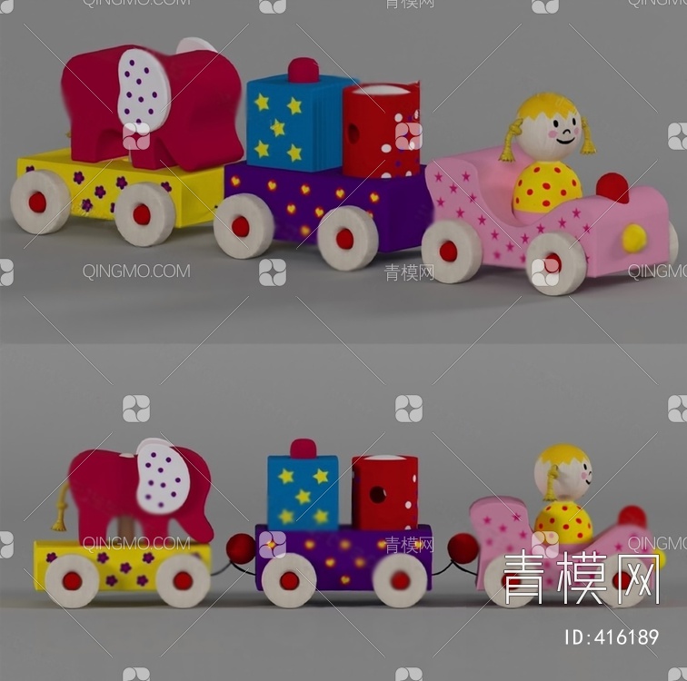 玩具车3D模型下载【ID:416189】