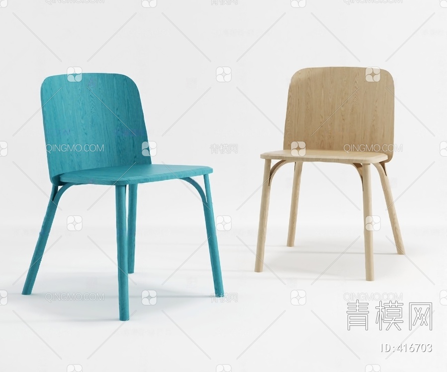 餐椅3D模型下载【ID:416703】
