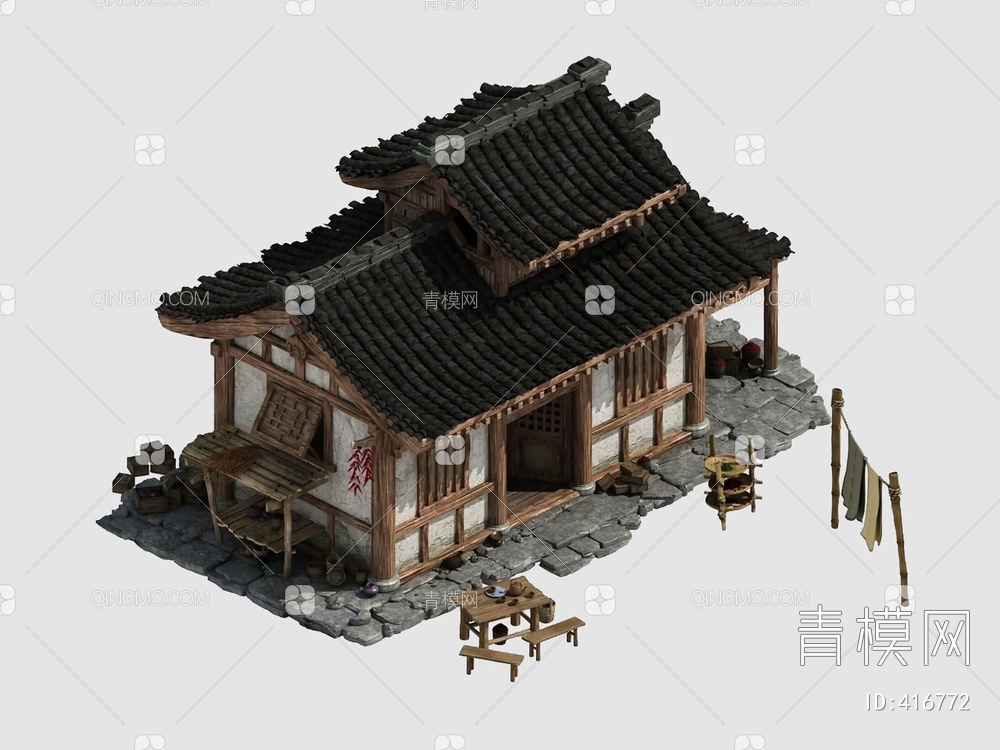 房子3D模型下载【ID:416772】