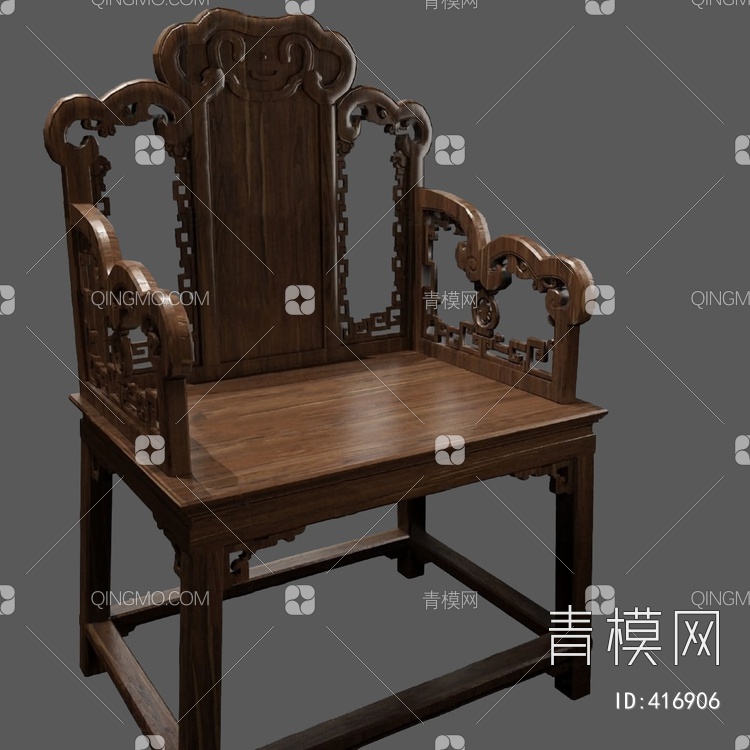 扶手椅3D模型下载【ID:416906】