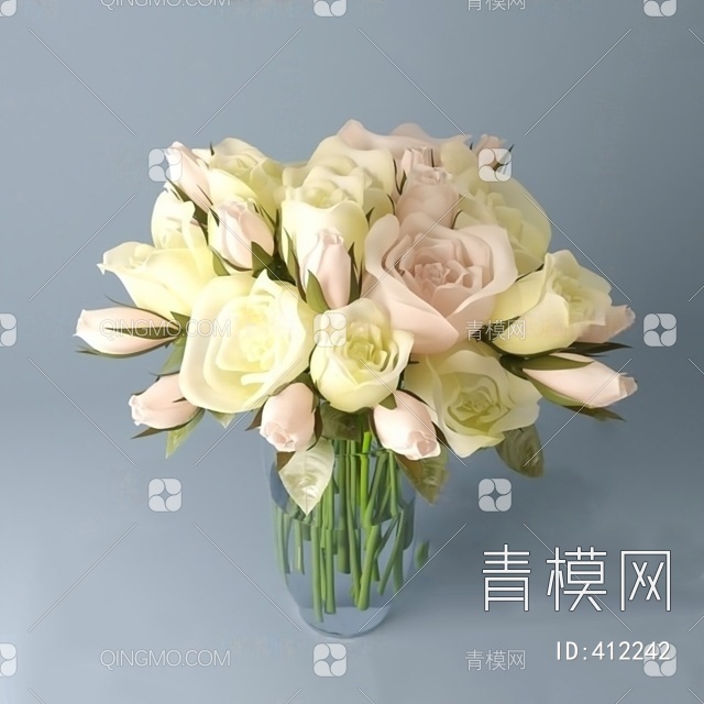 花瓶3D模型下载【ID:412242】