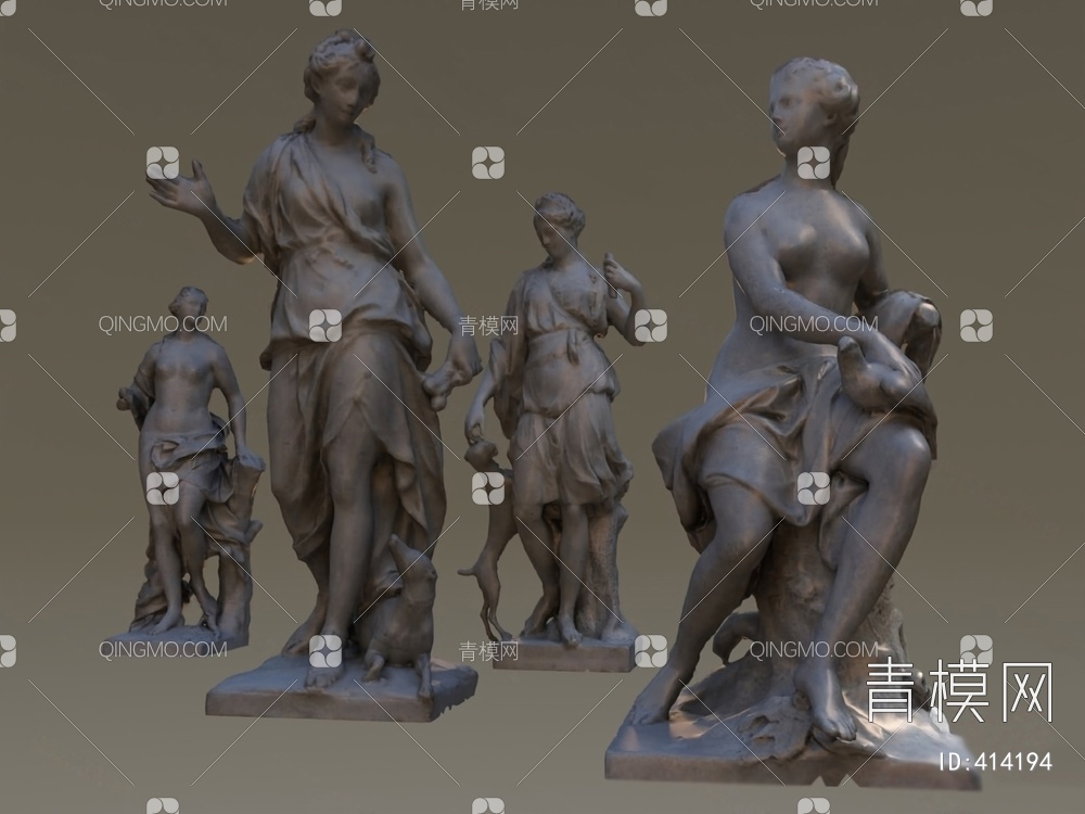 雕塑3D模型下载【ID:414194】