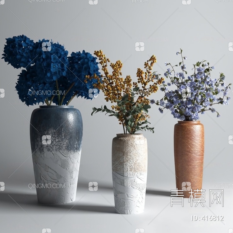 花瓶3D模型下载【ID:416812】