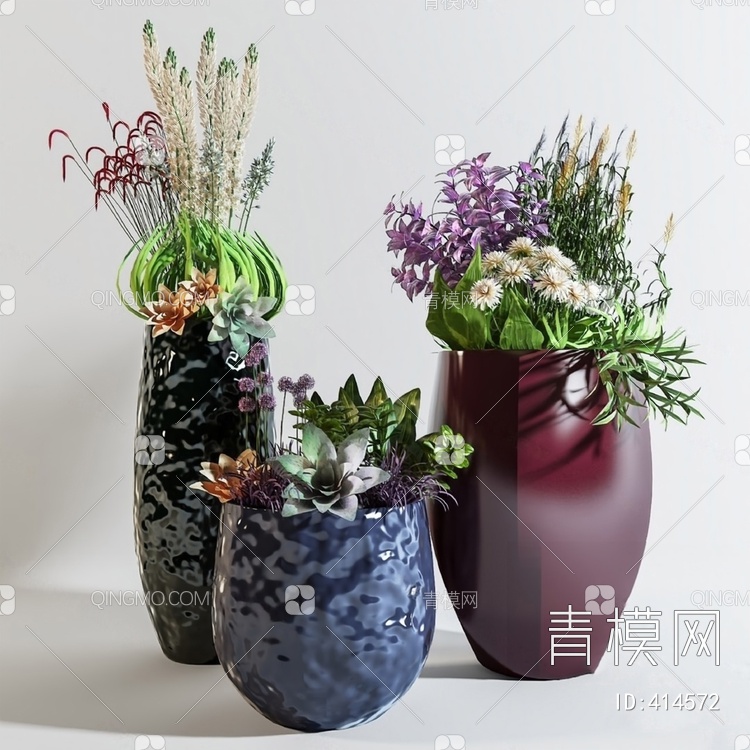 花卉3D模型下载【ID:414572】