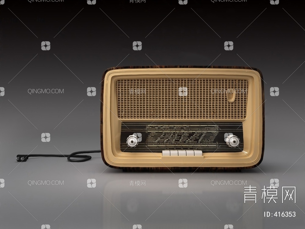 收音机3D模型下载【ID:416353】