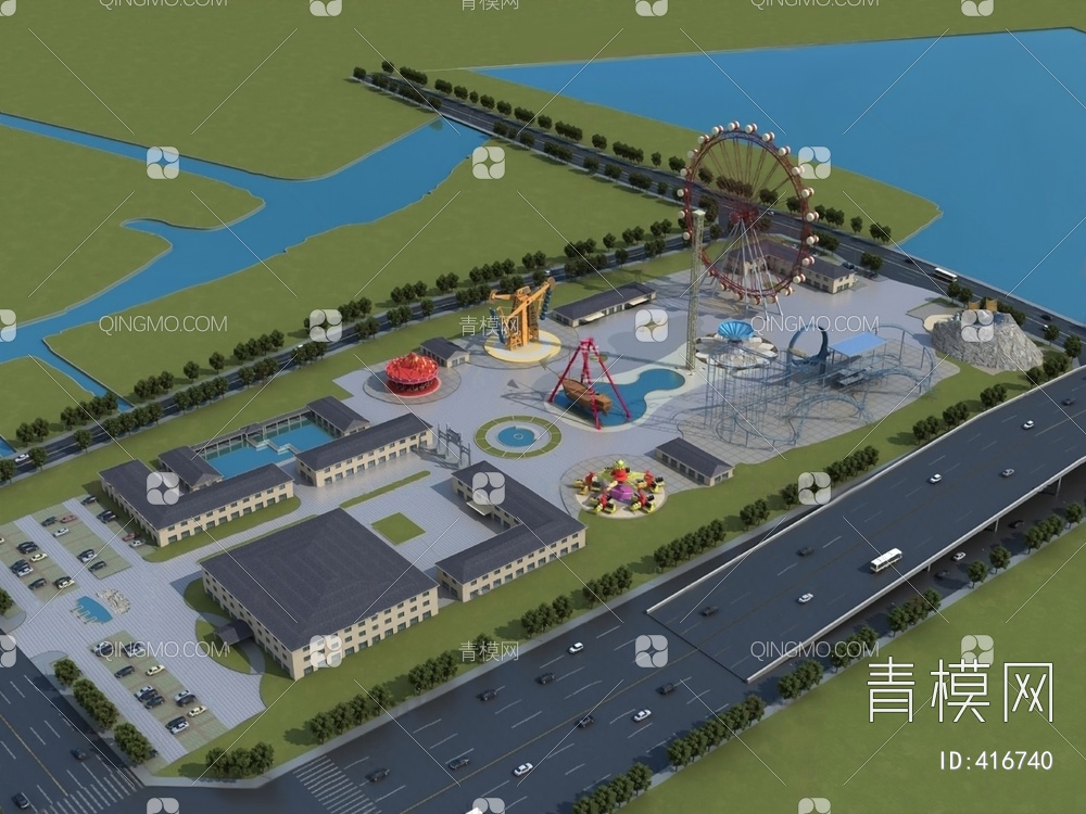 游乐园3D模型下载【ID:416740】