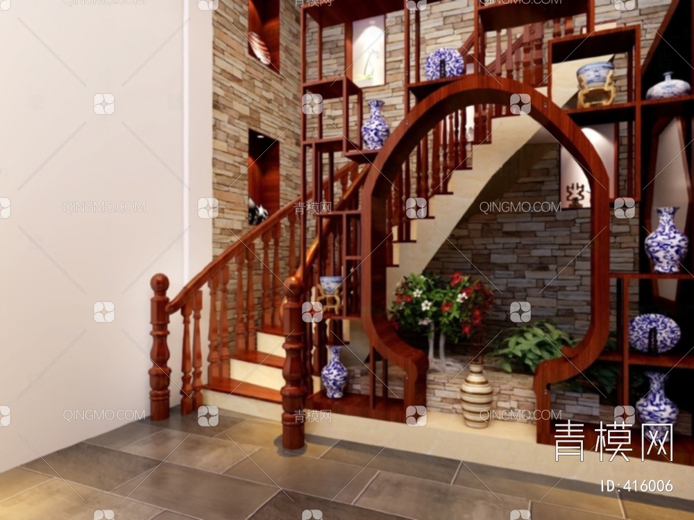 楼梯3D模型下载【ID:416006】