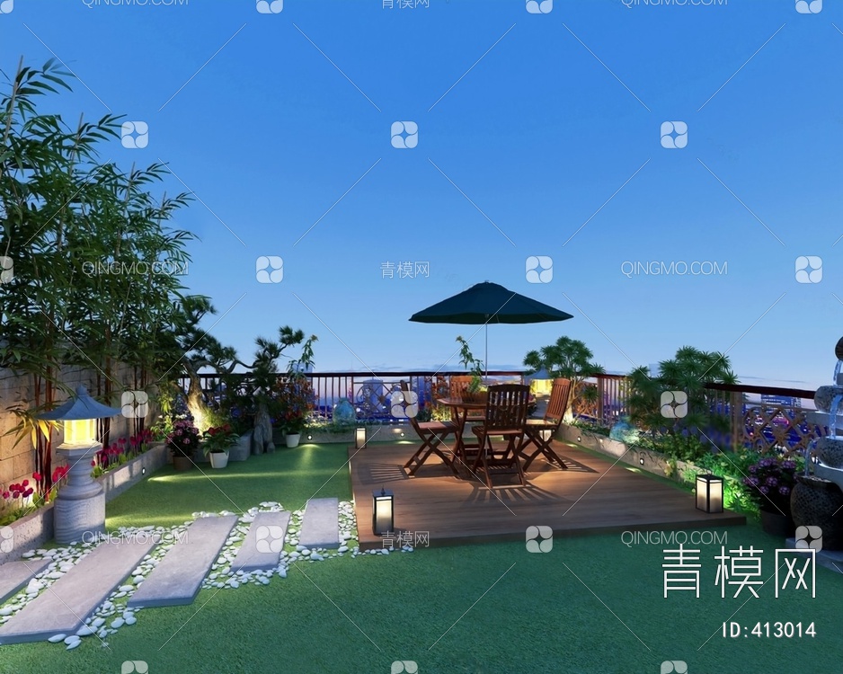 花园3D模型下载【ID:413014】