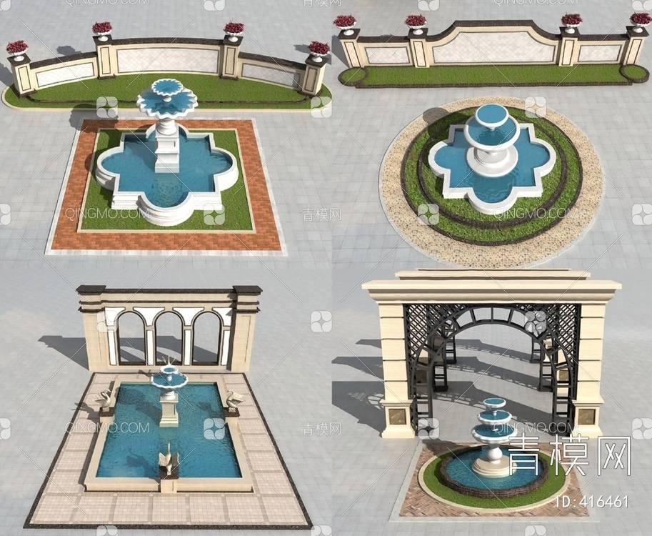 喷泉3D模型下载【ID:416461】