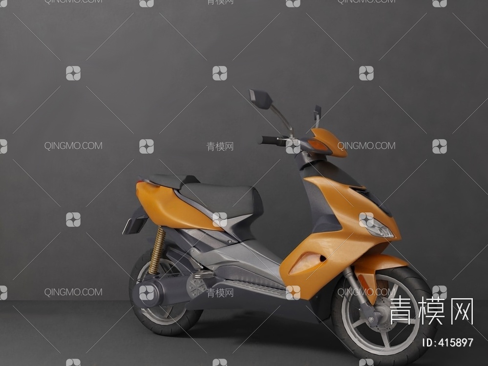 摩托车3D模型下载【ID:415897】