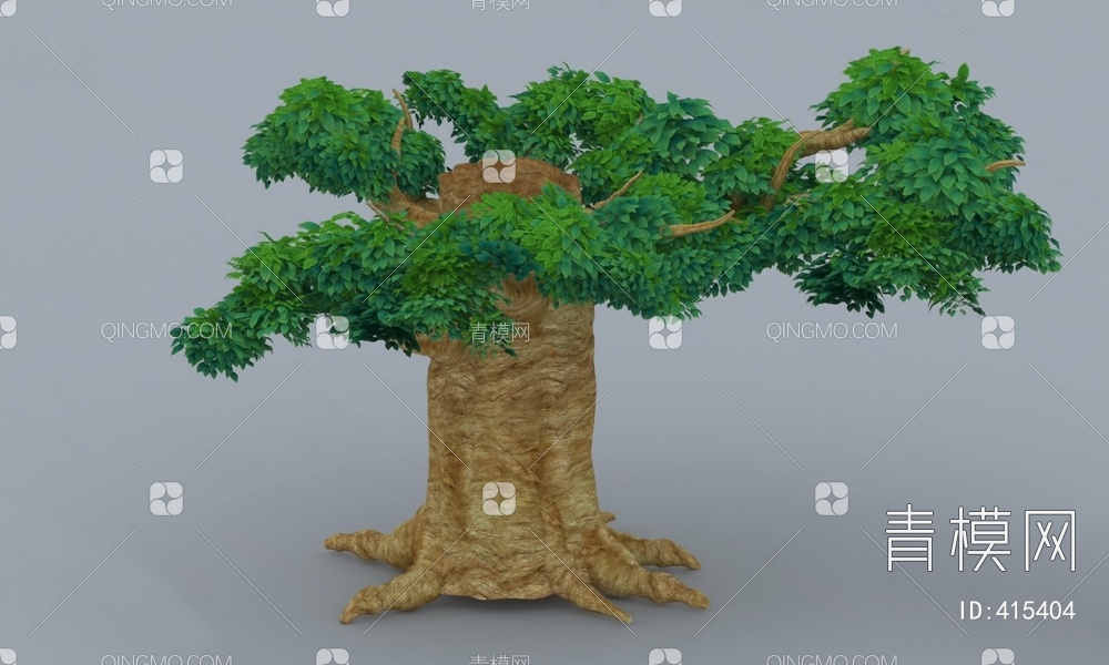 卡通树3D模型下载【ID:415404】