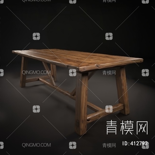 餐桌3D模型下载【ID:412792】