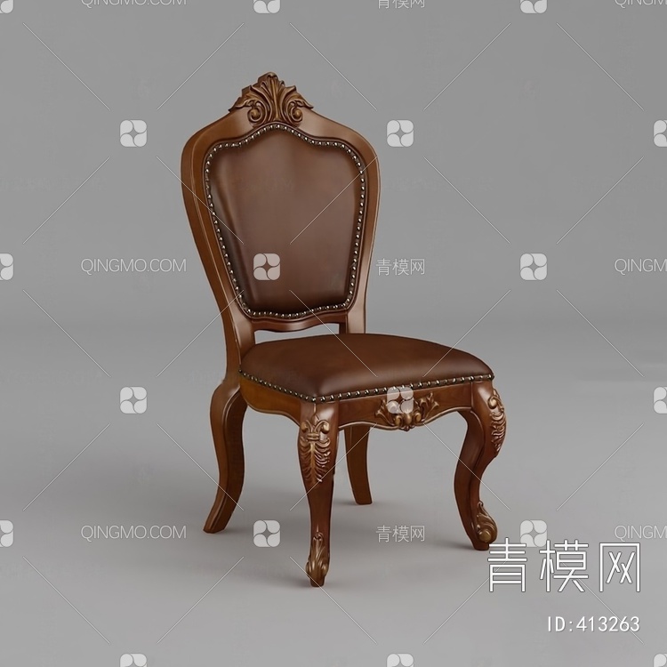 餐椅3D模型下载【ID:413263】