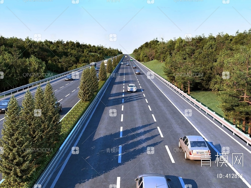 道路3D模型下载【ID:412871】