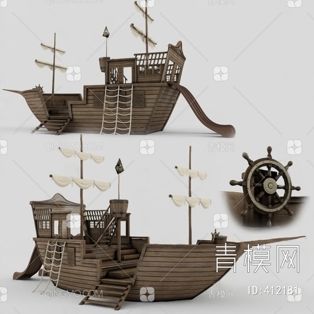 船3D模型下载【ID:412181】