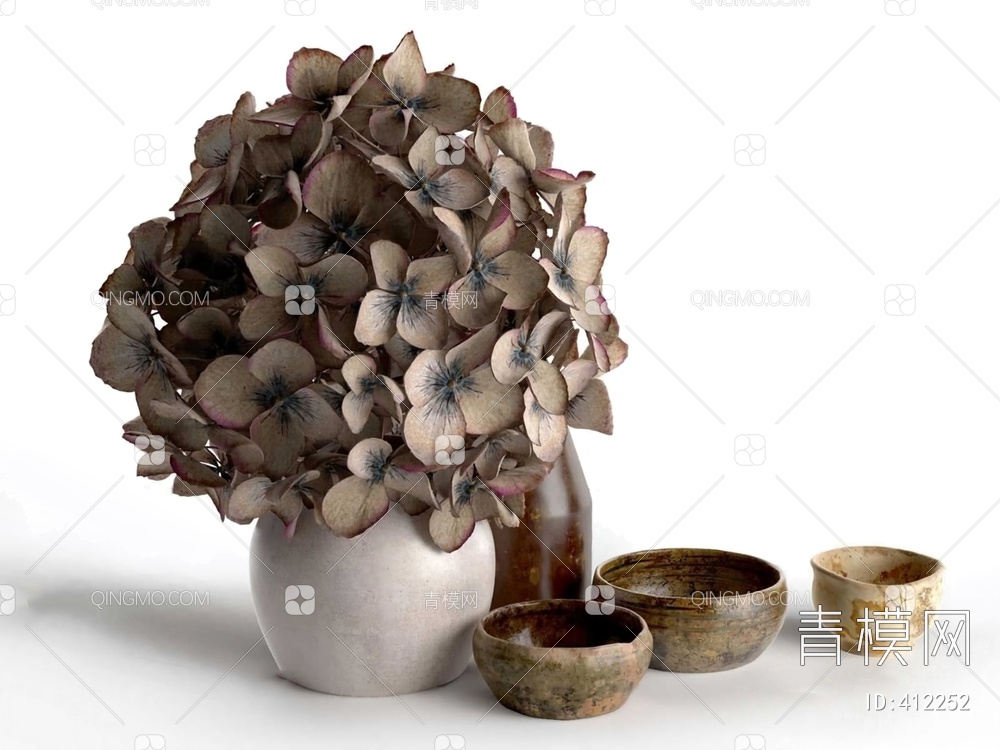 花瓶3D模型下载【ID:412252】