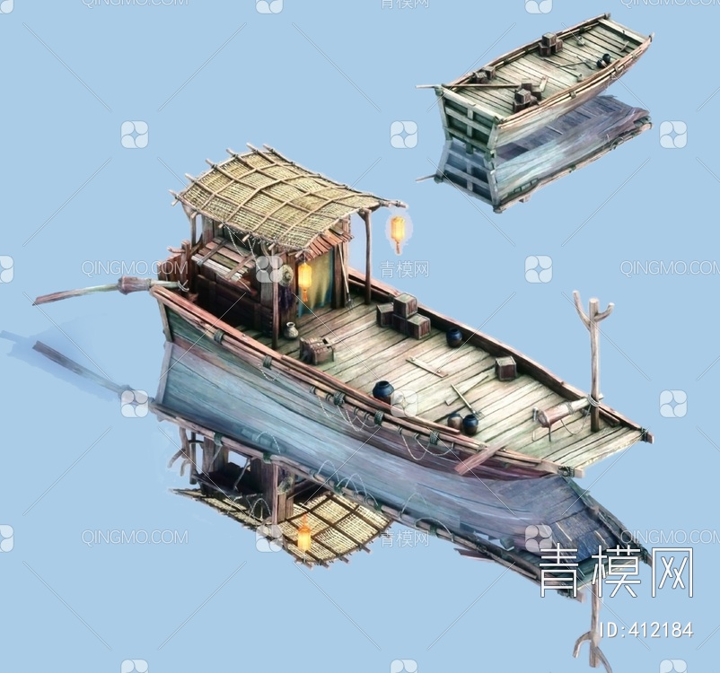 船3D模型下载【ID:412184】