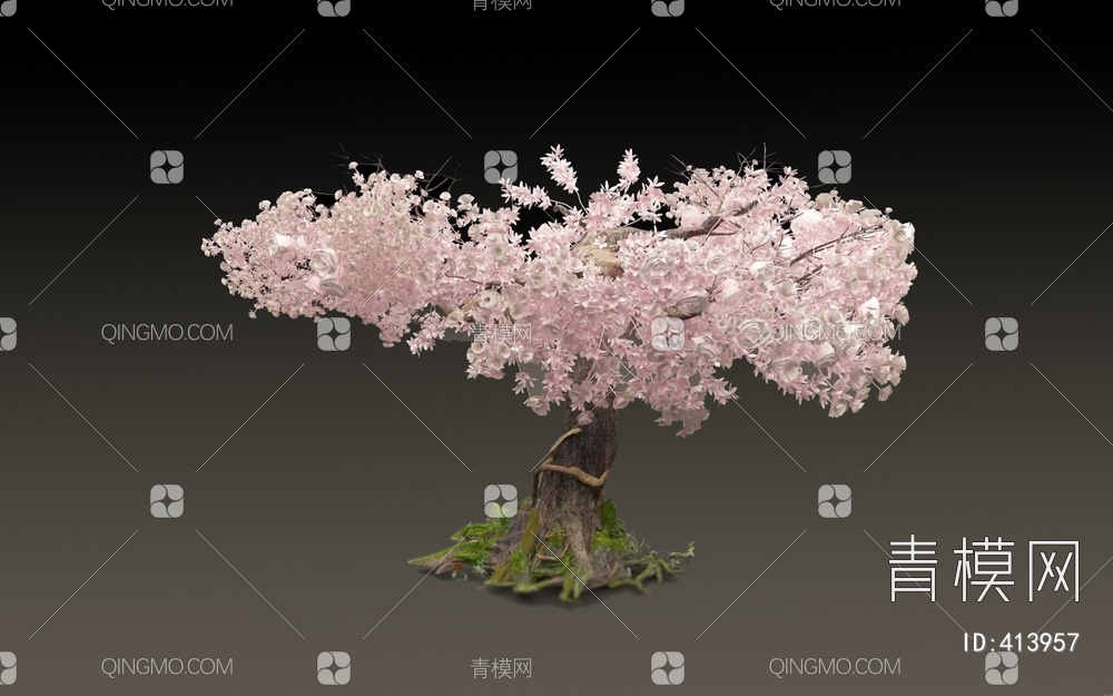 樱花树3D模型下载【ID:413957】
