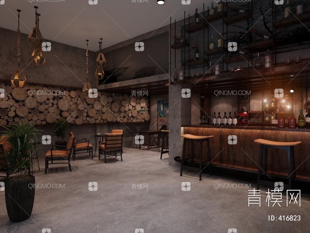 酒吧3D模型下载【ID:416823】