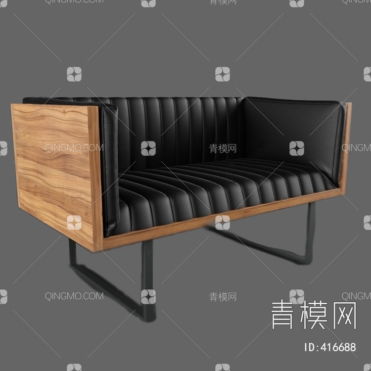 双人沙发3D模型下载【ID:416688】