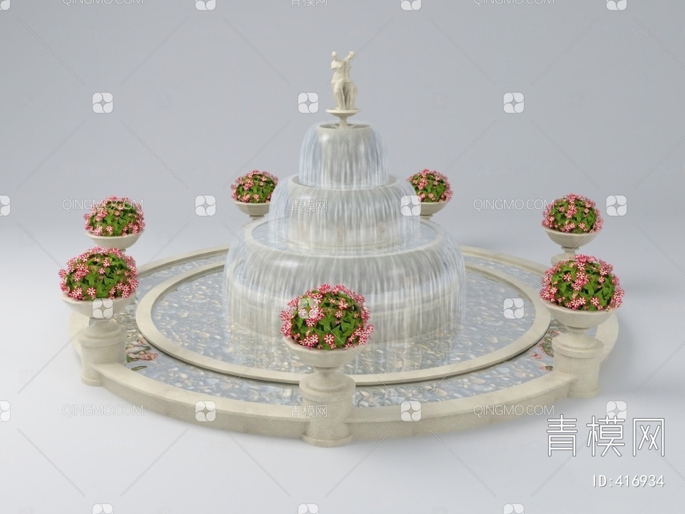 喷泉3D模型下载【ID:416934】