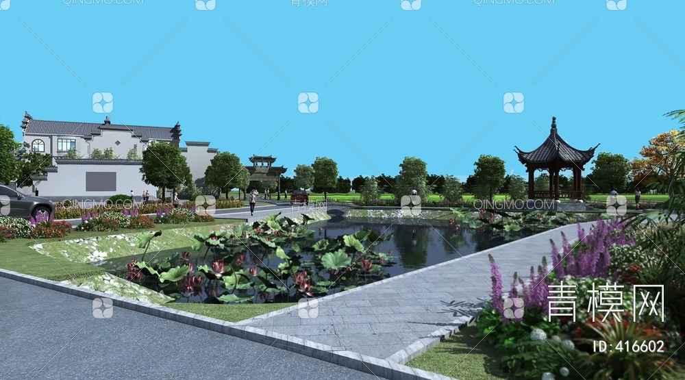 公园3D模型下载【ID:416602】