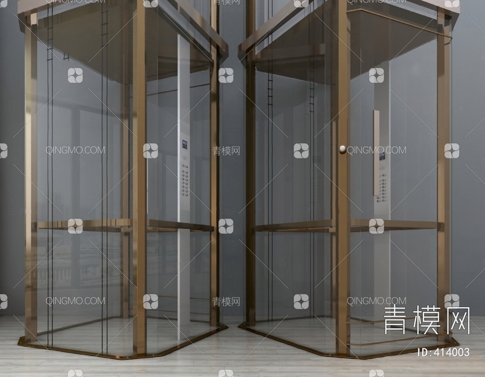 电梯3D模型下载【ID:414003】