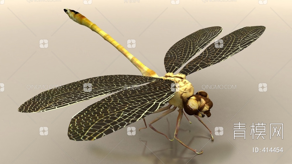 蜻蜓3D模型下载【ID:414454】