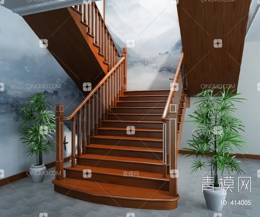 楼梯3D模型下载【ID:414005】