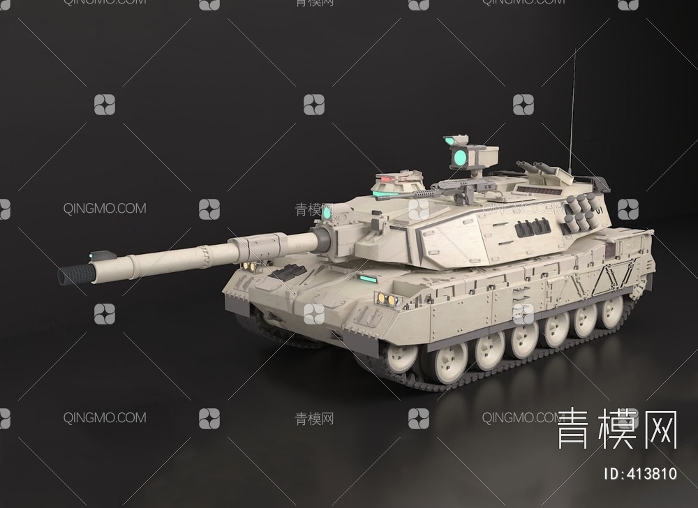 坦克3D模型下载【ID:413810】
