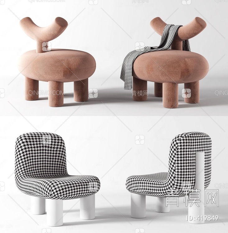 单椅3D模型下载【ID:419849】