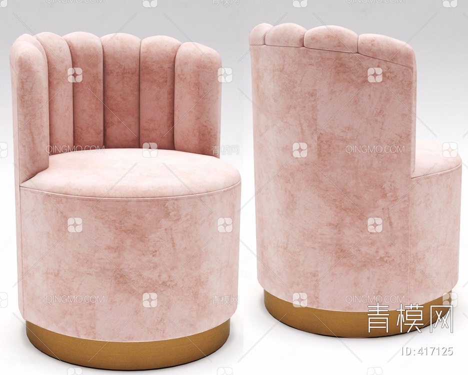 吧台椅3D模型下载【ID:417125】
