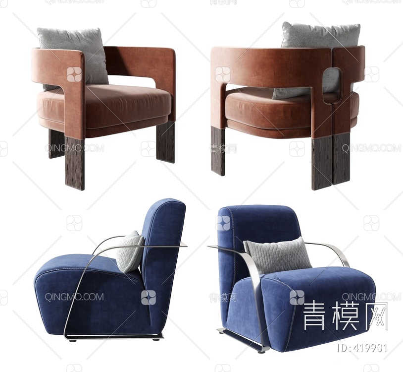 单椅3D模型下载【ID:419901】