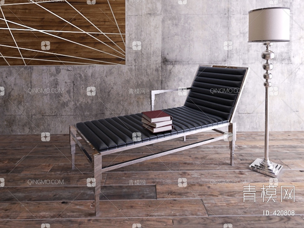 躺椅3D模型下载【ID:420808】