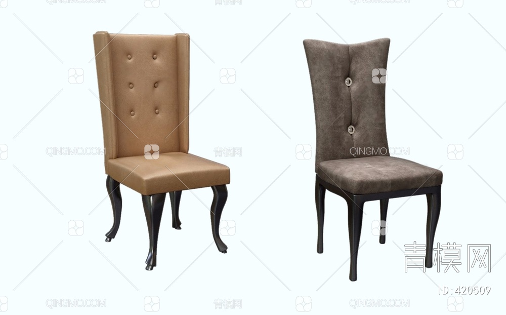 单人椅3D模型下载【ID:420509】