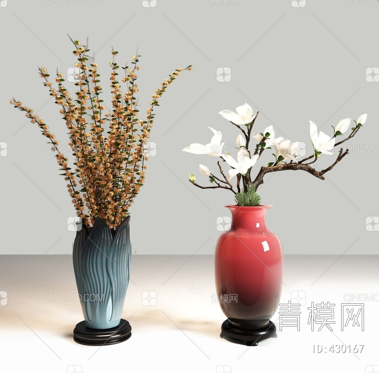 花瓶摆件3D模型下载【ID:430167】