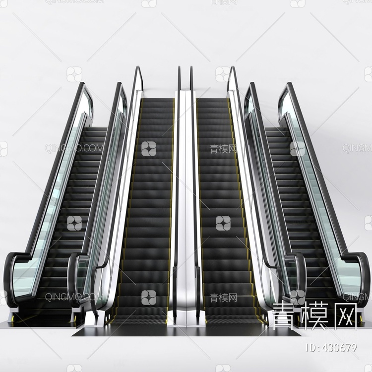 自动扶梯电梯3D模型下载【ID:430679】