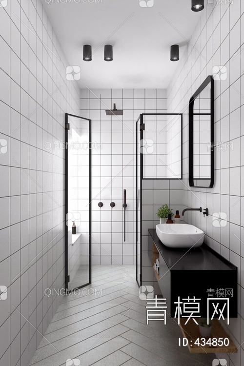 浴室3D模型下载【ID:434850】