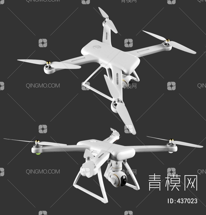 无人机3D模型下载【ID:437023】
