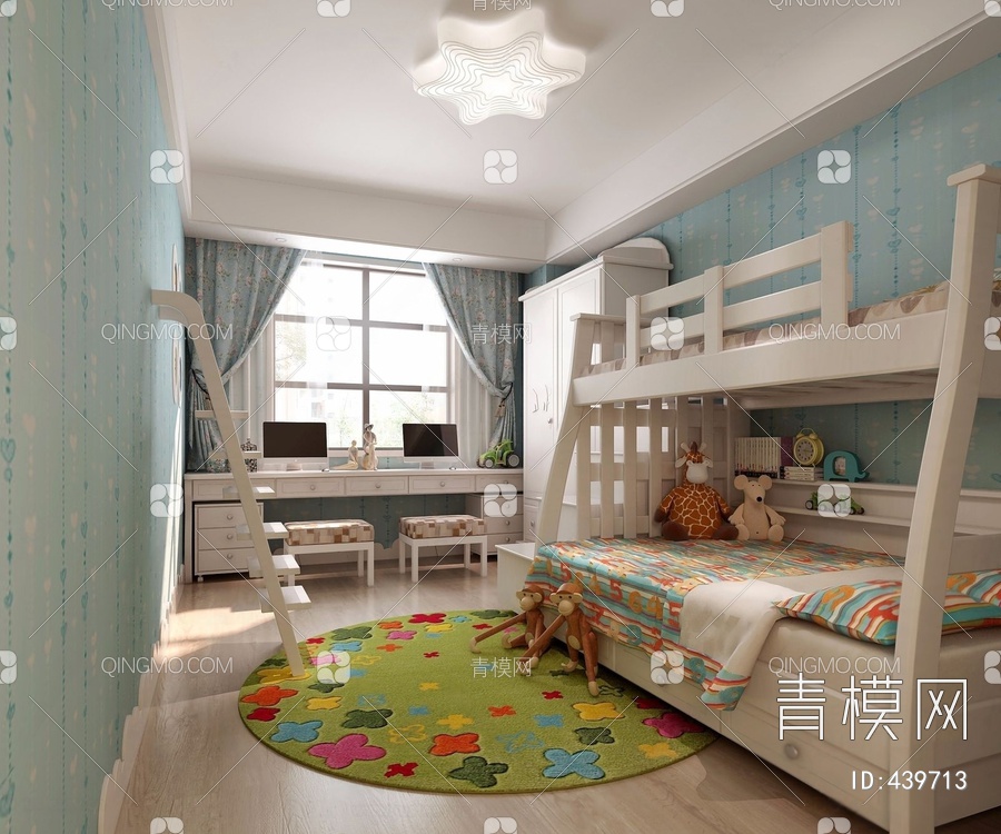 儿童房3D模型下载【ID:439713】
