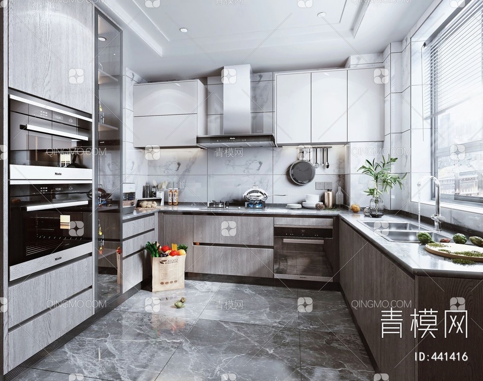 厨房3D模型下载【ID:441416】