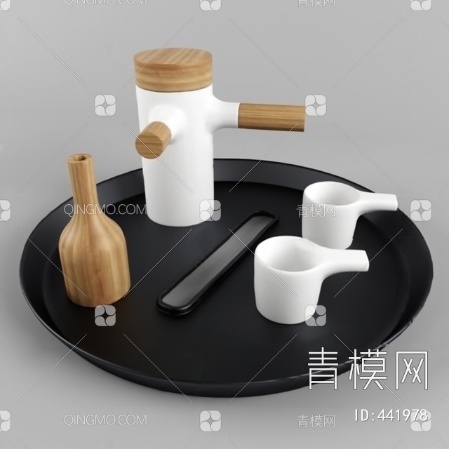 茶具3D模型下载【ID:441978】