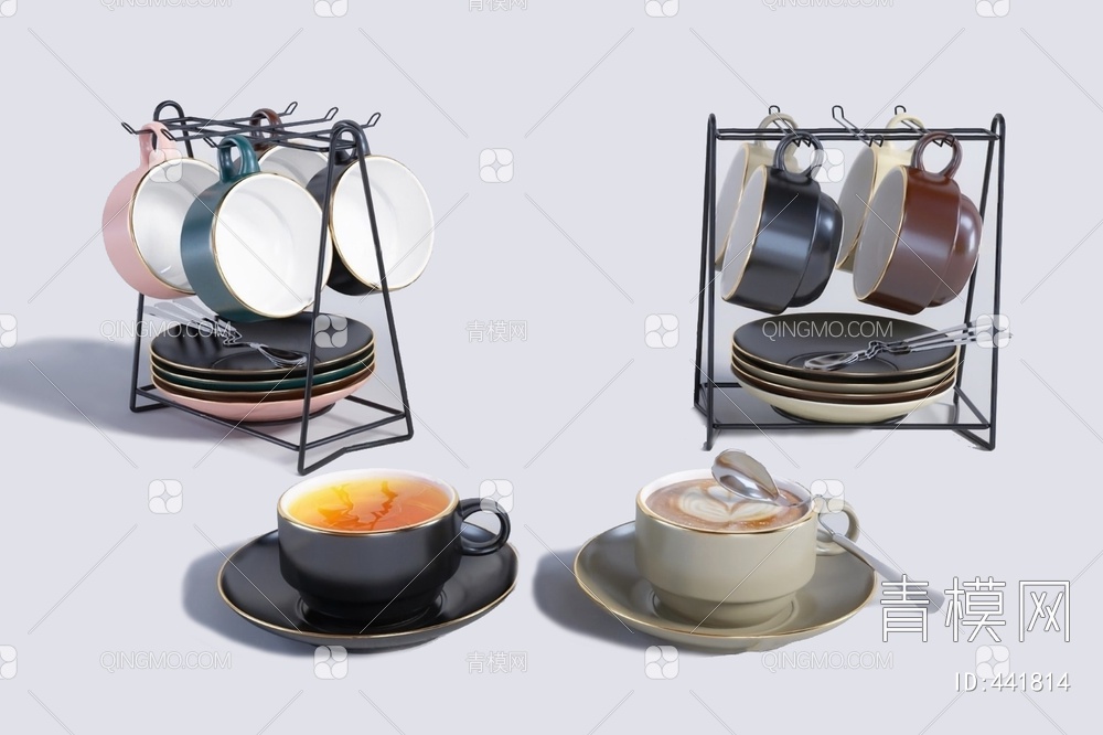 咖啡杯3D模型下载【ID:441814】