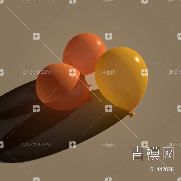 气球3D模型下载【ID:442828】