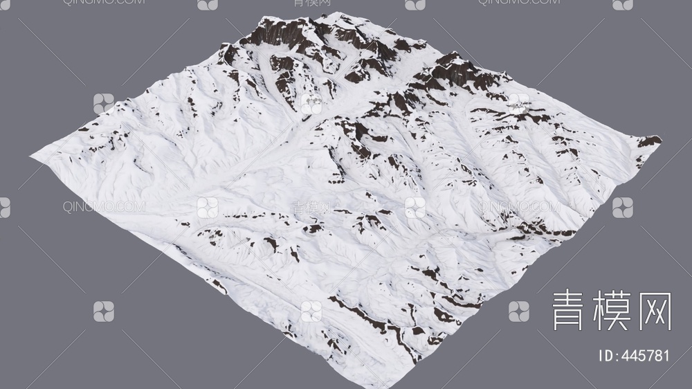 雪山3D模型下载【ID:445781】