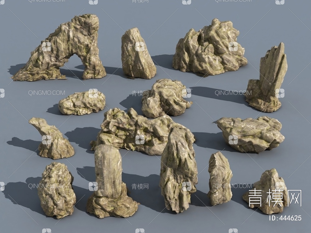 石头3D模型下载【ID:444625】